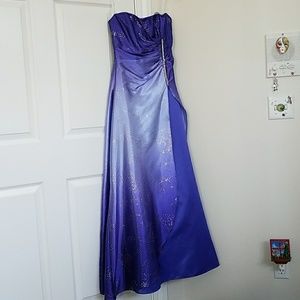 Strapless ballgown dress